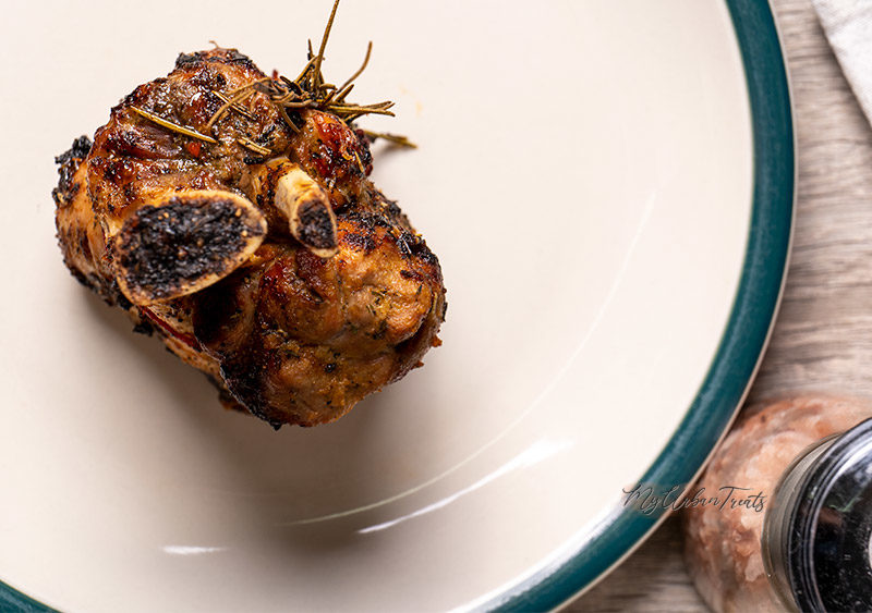 Pork Shanks in the Oven with BBQ Sauce