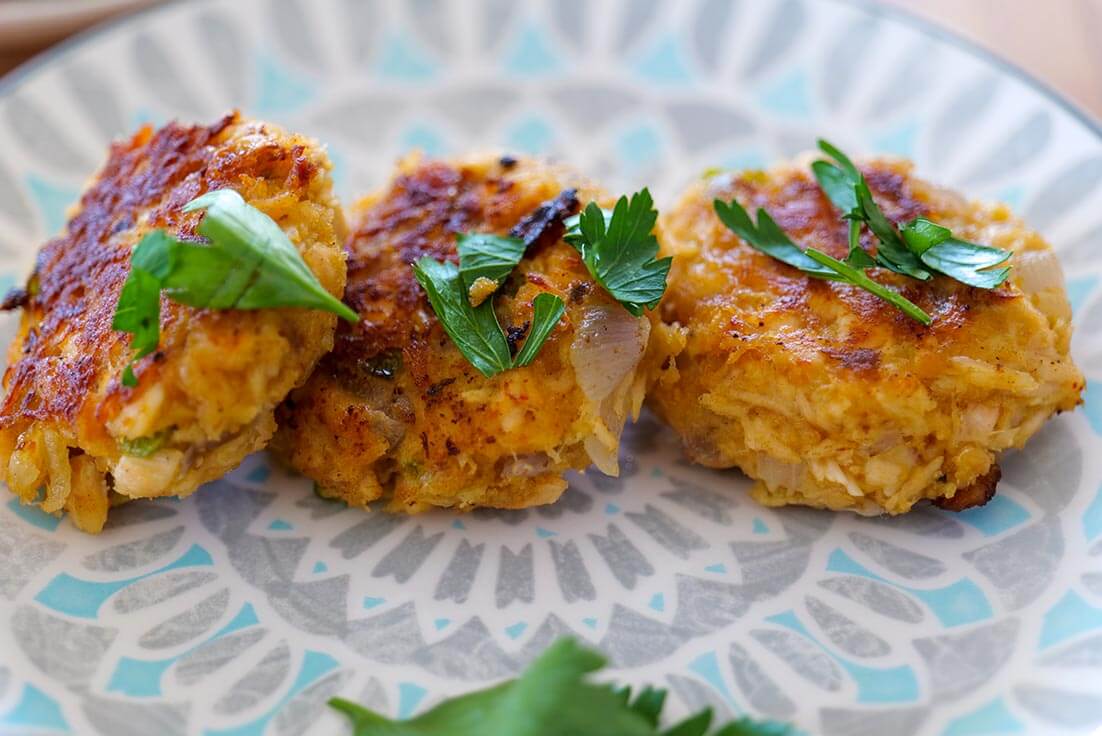 Salmon Cakes with Lemon, Dill, and Homemade Dijon Mayonnaise Recipe | Bon  Appétit