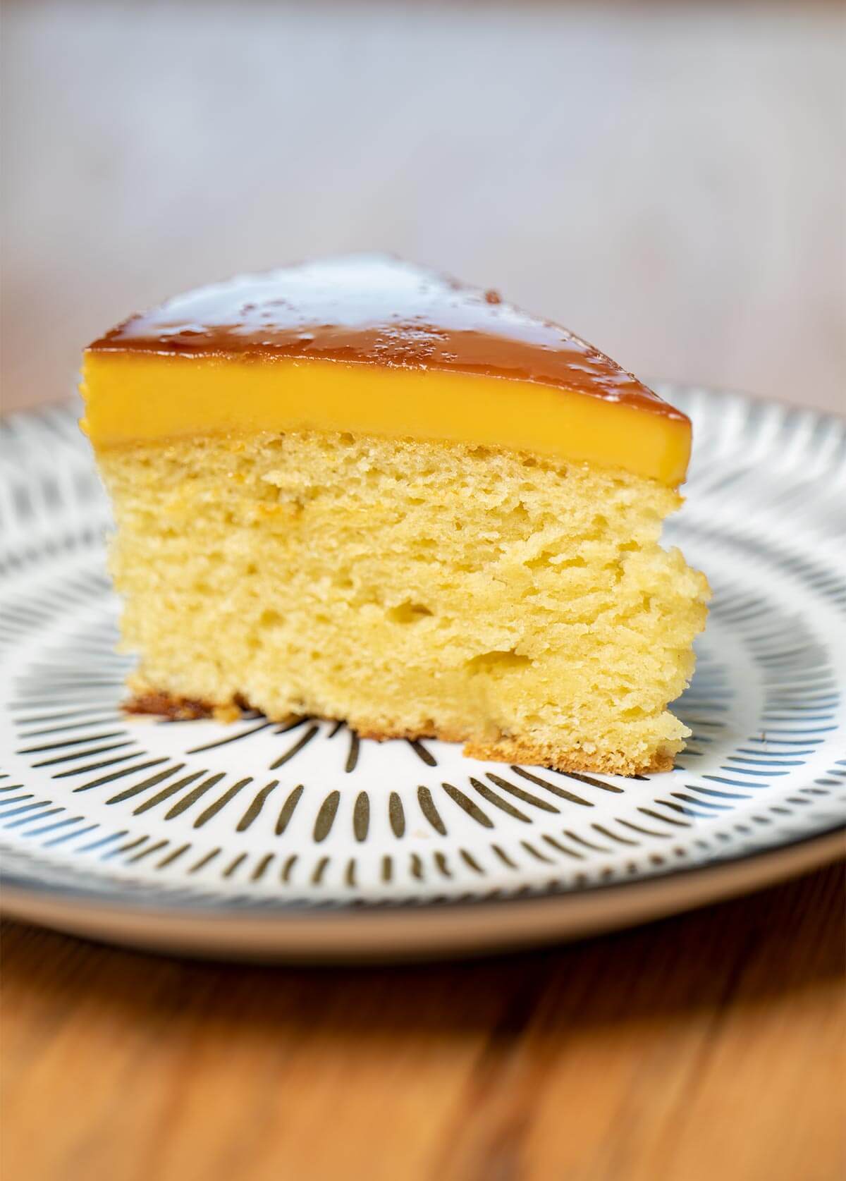 caramel vanilla custard cake｜TikTok Search